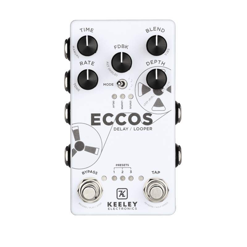 ECCOS Delay Looper - Keeley Electronics Guitar Effects Pedals