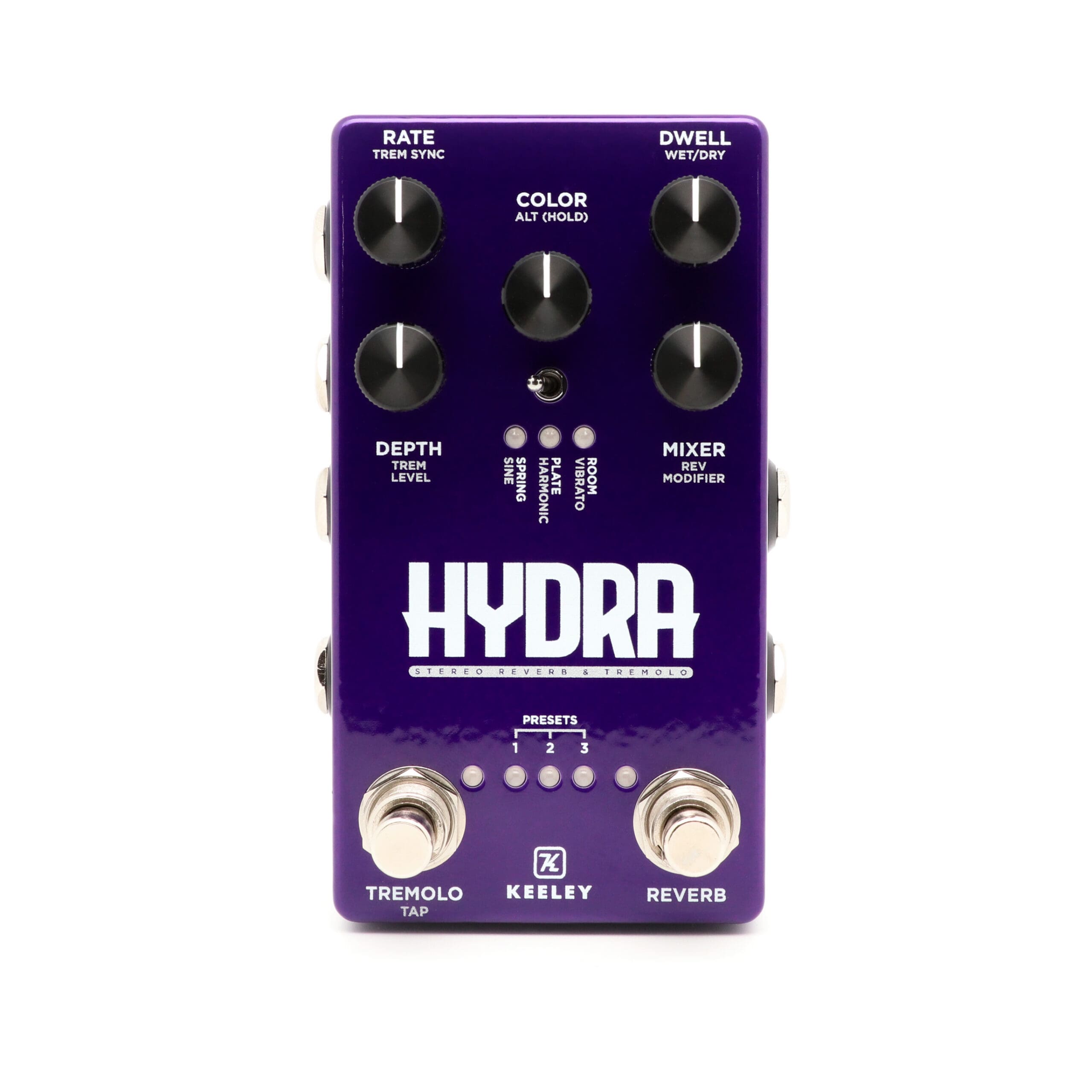 HYDRA Stereo Reverb & Tremolo - Custom Shop 2K24 Purple