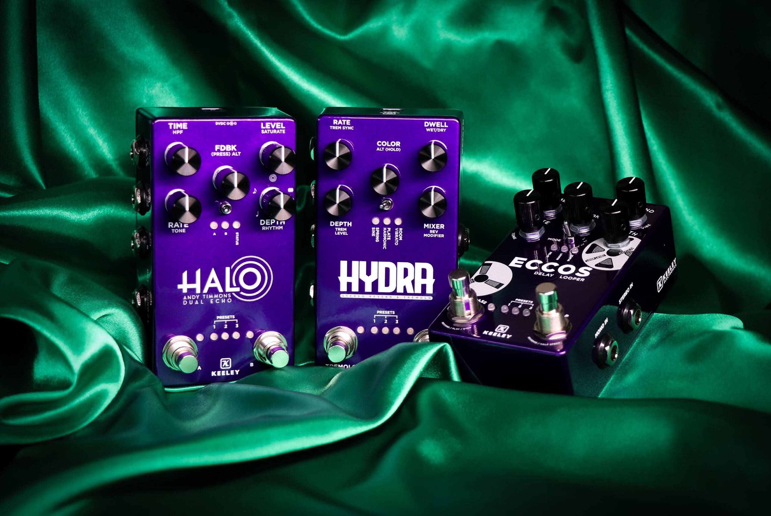 Keeley Electronics Custom Shop Halo Hydra Eccos 2K24 Purple
