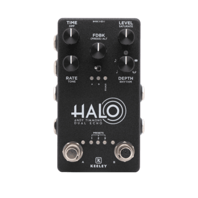 HALO Andy Timmons Dual Echo Signature Guitar Pedal Keeley Electronics