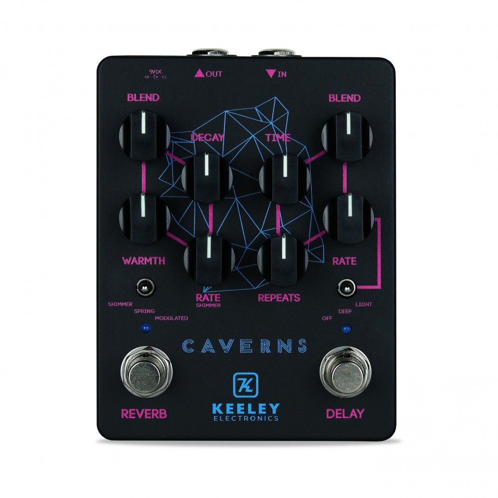 Caverns Delay Reverb v2 - Black Neon