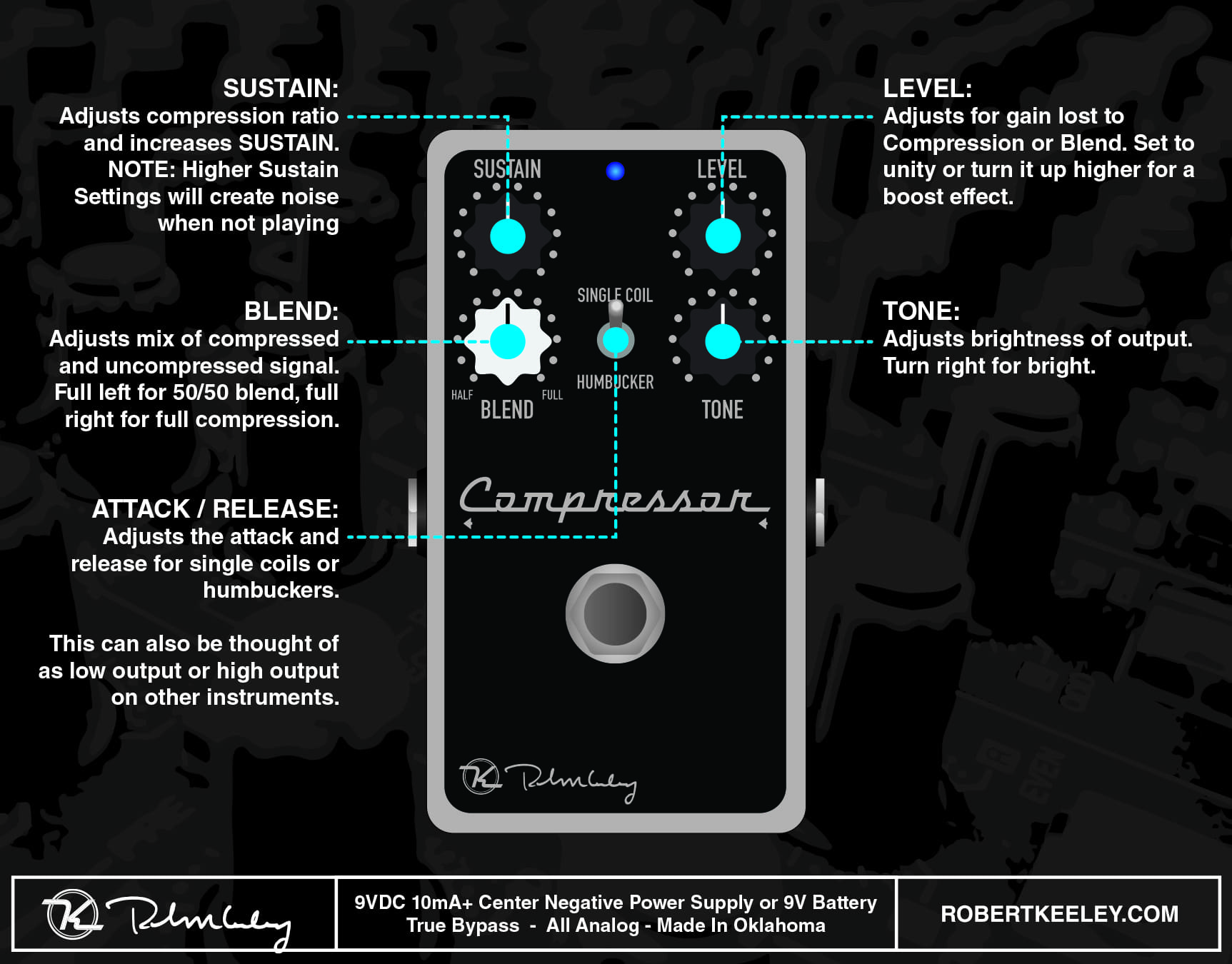 Keeley Compressor Plus - Keeley Electronics Guitar Effects Pedals