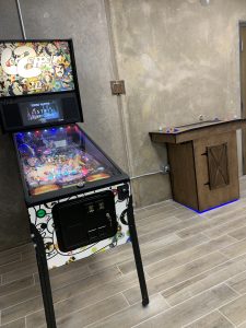 Keeley arcade in breakroom 