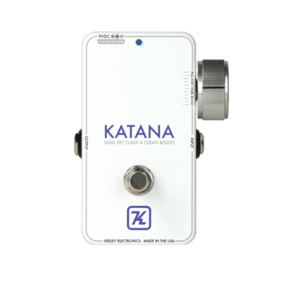 Katana Throwback White Guitar Pedal Keeley Electronics