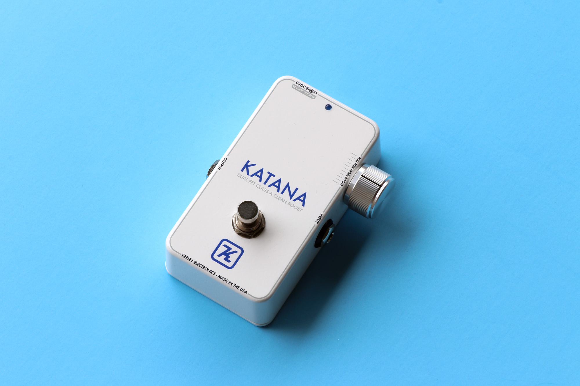 Katana Clean Boost Throwback White Edition - Keeley Electronics 