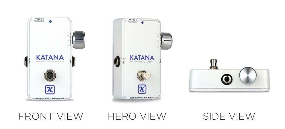 Katana Clean Boost Throwback White Edition - Keeley Electronics 