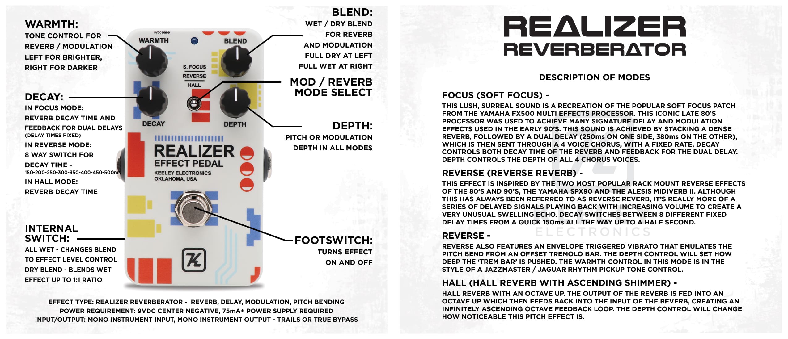 Realizer Reverberator - 21st Anniversary Edition - Keeley